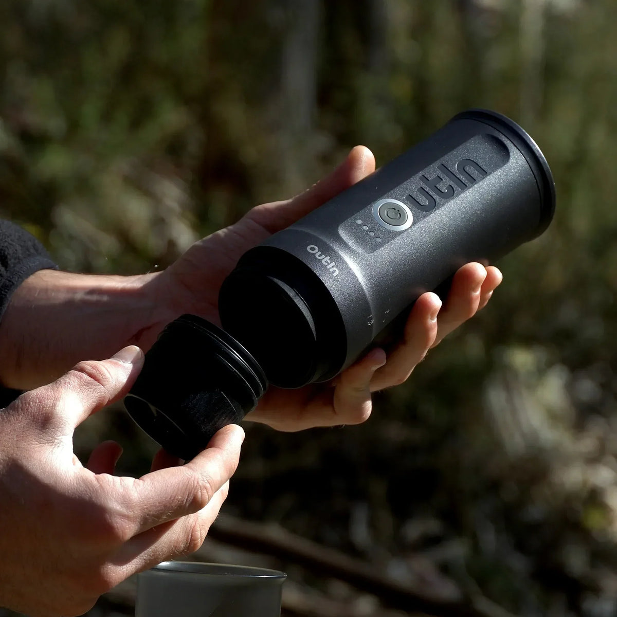 OutIn Nano Portable Espresso Maker — Space Grey