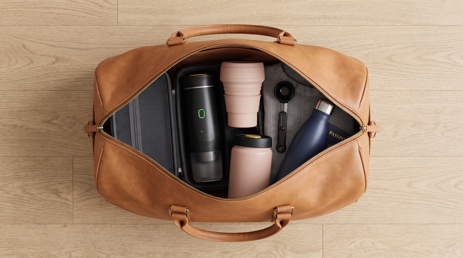 The whole kit, one bag
